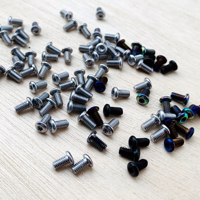 CNEDC C156 Folding Shank Plum Screw Back Folder Folding Knife Screw Knife Clip Plum Nail T6 Plum Head Screw DIY Tool Screw Rivet