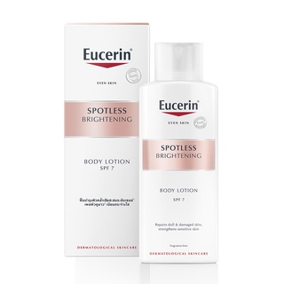 Eucerin ultrawhite spotless body lotion spf7 250ml  ULTRAWHITE+ SPOTLESS BODY LOTION SPF 7 ปกป้องและฟื้นบำรุงผิวกาย