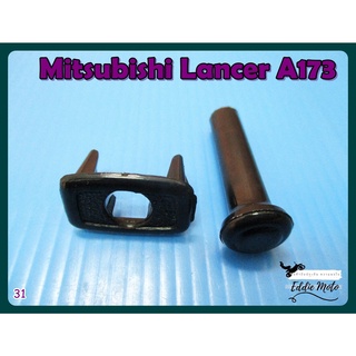 MITSUBISHI LANCER A173 BUTTON LOCKING DOOR "BLACK" with PIN SET (31) //  ปุ่มล็อค พร้อม แหวนปุ่มล็อคประตู สีดำ