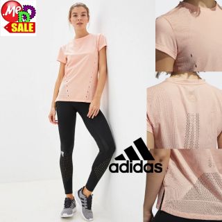 Adidas - ใหม่ เสื้อยืดแขนสั้นใส่การออกกำลังกาย ทรงสลิม ผ้าตาข่ายนุ่ม น้ำหนักเบา ADIDAS TEE EA3342 DX7532 FH8070 EA3341