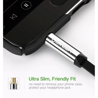 UGREEN AUX 3.5mm Cable 90 degrees Male to Male Aux Stereo รุ่น AV119 ยาว 0.5- 5เมตร