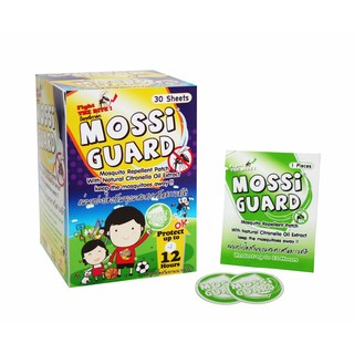 (แพคคู่) MOSSI Guard แผ่นแปะกันยุงใช้ได้ตั้งแต่เด็ก - ผู้ใหญ่