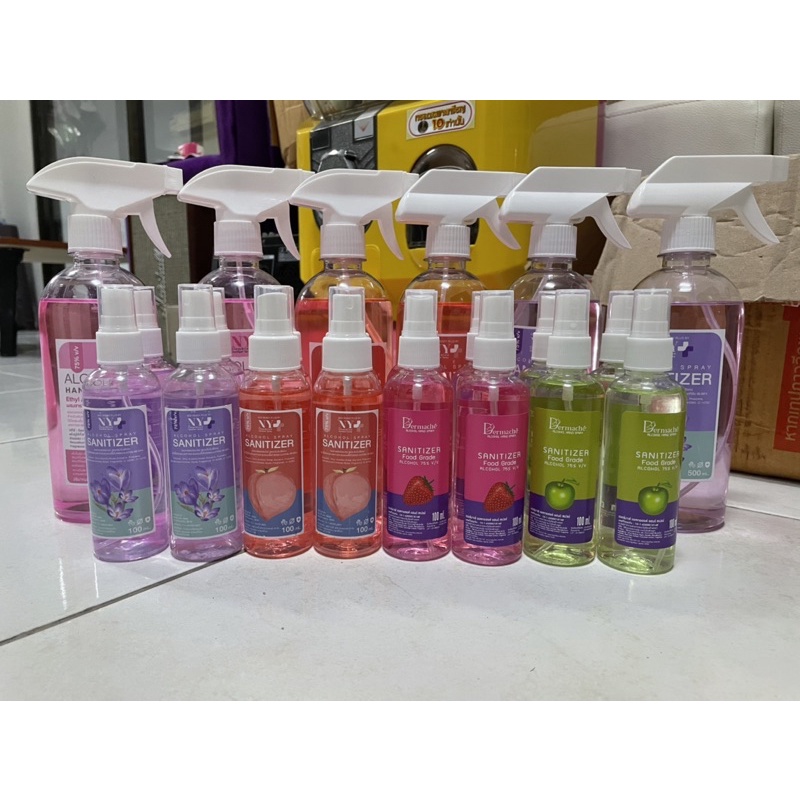 แอลกอฮอล์สเปรย์ 75% v/v Food grade กลิ่นหอม