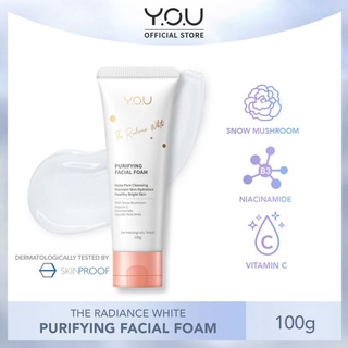 Y.O.U Foam The  Radiance White Purfying Facal  100g