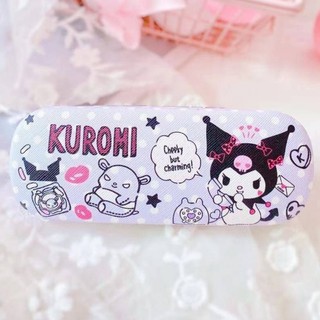 KUROMI  PP   กล่องแว่น กล่องแว่นตา GLASSES CASE ลาย KUROMI  PP  น่ารัก ผลิตจากวัสดุอย่างดี  กล่องใส่แว่นตา  BY MANOPNEST