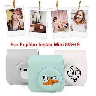 เคสกระเป๋าหนัง PU สำหรับ Fujifilm Instax Mini 8 8+ 9