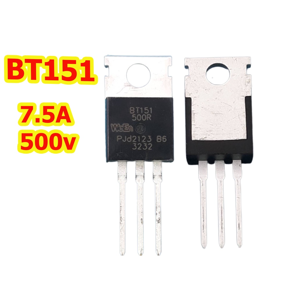BT151-500R BT151 7.5A 500V TO-220สำหรับซ่อมเครื่องเชื่อมที่ใช้กันทั่วไป,ไทริสเตอร์