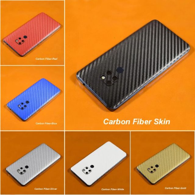 Huawei Mate 20/Mate 20 Pro/Mate 20x กันรอยหลังเคฟล่าสี
