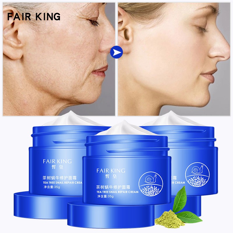 ☇✠3PCS Effective Health Snail Face Cream Hyaluronic Acid Moisturizing Anti-aging For Skin Care Anti-Wrinkle Whitening Fa