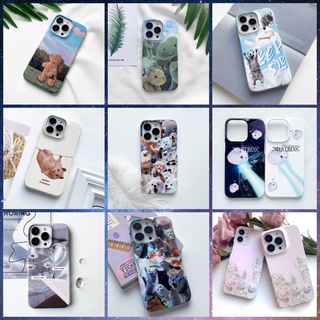 🇰🇷【 Korean Phone Case For Compatible for iPhone, Samsung ]Koreas Most Trendy Case Design Collection Case Slim Thin Polycarbonate Cute Hand Made Unique Galaxy 13 8 xs xr 11pro 11 12 12pro mini Korea Made