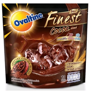 เครื่องดื่มมอลต์ผสมโกโก้ ละลายได้ในน้ำร้อน/เย็น เข้มข้น หวานน้อย Ovaltine Finest Cocoa Blend Melt In Hot/Cold Water 377g