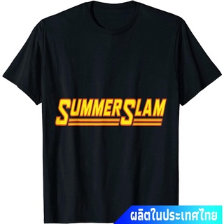 [S-5XL]มวยปล้ำอาชีพ มวย มวยปล้ำลีก อเมริกา WWE SummerSlam 90 Graphic T-Shirt คอกลม แฟชั่น  ผ้าฝ้ายแท้ เสื้อยืด ผ้าฝ้ายแ