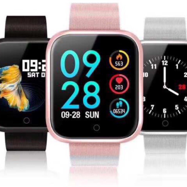 🌟แถมฟิล์ม 🌟 Smart watch P80 Pro และ P70 Pro ประกันสินค้า 1 เดือน มีเก็บเงินปลายทาง ฟรีกล่อง สายยาง และสายสแตนเลส