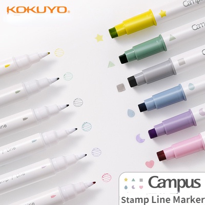 #Kokuyo2022 #แสตมป์สินค้าใหม่ #สายมาร์กเกอร์หัวคู่ #ชีวิตรักสีสัน #เส้นบางบันทึก