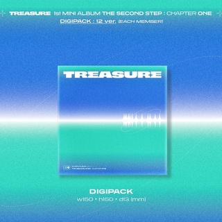 [พร้อมส่ง💥] TREASURE 1st MINI ALBUM [THE SECOND STEP : CHAPTER ONE] DIGIPACK ver. (แถมแผ่นลายเซ็น+การ์ดชุดขาว) (K-POP)