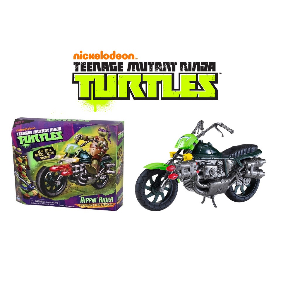 [ล้างสต๊อก] PLAYMATES : TMNT 2012 TEENAGE MUTANT NINJA TURTLES RIPPIN' RIDER ของใหม่ ของแท้ 100%