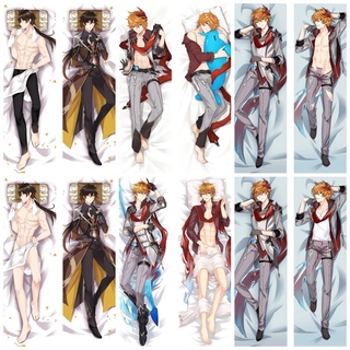 [พร้อมส่ง] ปลอกหมอน ลายเกม Genshin Impact Zhongli Morax Tartaglia Dakimakura Male Otaku Hugging Home ขนาด 50 X 150 ซม. สําหรับผู้ชาย