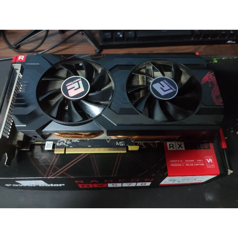 RX 570 4GB Powercolerมือสอง