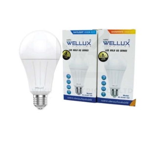 [ลด 50%- ใส่โค้ด INC3S7ML] WELLUX หลอดไฟ EMC 5W แสงเดย์ แสงวอร์ม LED BULB GQ SERIES ขั้ว E27 