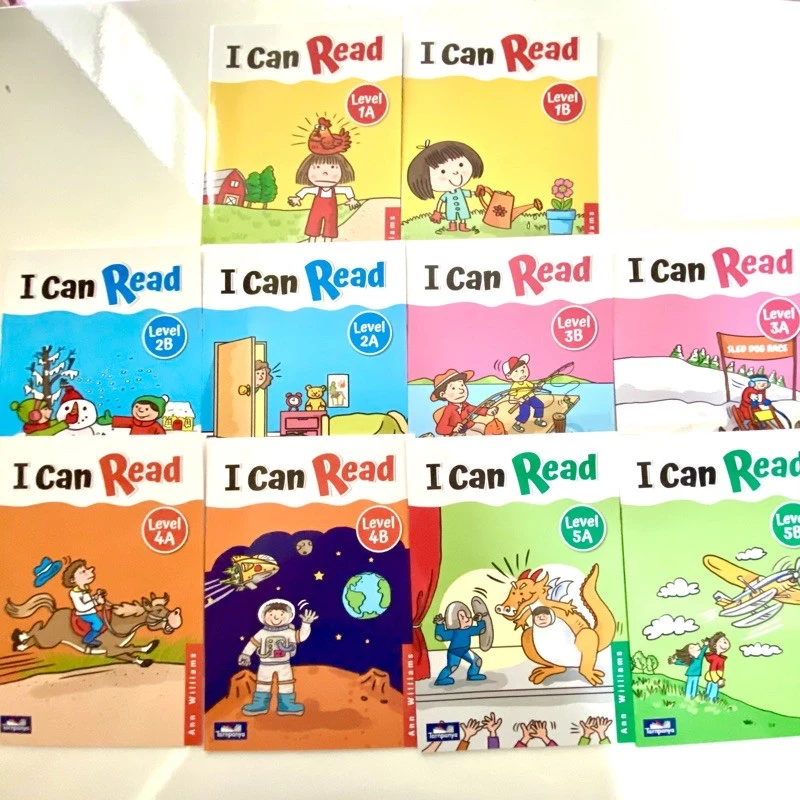 หนังสือฝึกอ่านภาษาอังกฤษชุด I Can Read ระดับประถมศึกษา ป.1 ป.2 ป.3 ป.4 ป.5 ป.6
