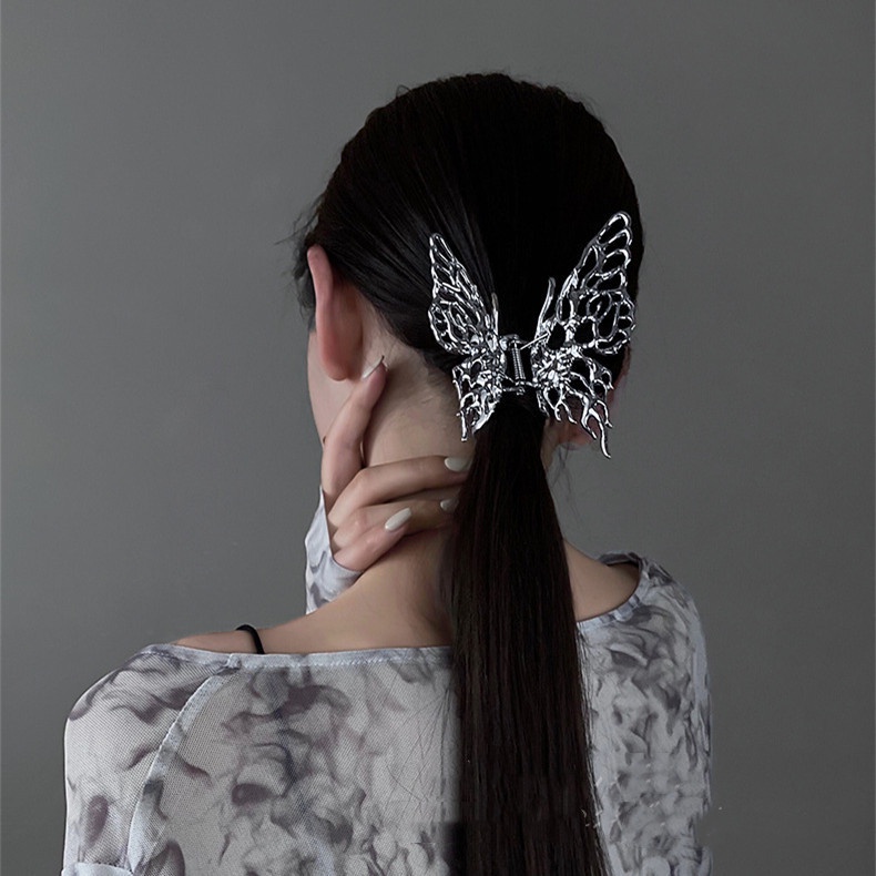 กิ๊บหนีบผม รูปผีเสื้อ สไตล์เกาหลี สําหรับผู้หญิง รูปที่ 2