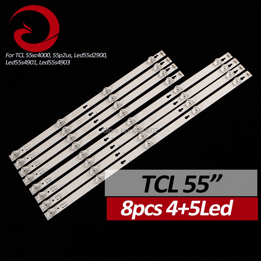 55 นิ้ว TCL ชุดแบ็คไลท์ Led55s6200, Led55s6200fs, Led55s6201, Led55s6002 55p62US, BRANDNEW ชุด pxa1 