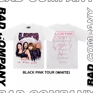 พร้อมส่ง |ท่องเที่ยวแขนสั้นLISA ICECREAM เสื้อยืดลาย KPop เสื้อแบล็คพิ้ง Blackpink UBOA