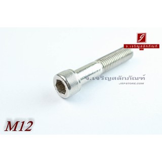 น็อตหัวจมสแตนเลส M12x60