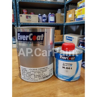 แลคเกอร์ด้าน EVERCOAT 4:1CLEAR MATT CCEX-100M(1.0+0.25ลิตร)ชุดเล็ก