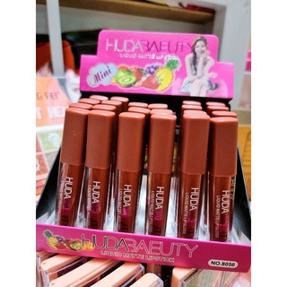 ลิปส้มอิฐเนื้อแมท24 แท่ง  LIQUID MATTE LIPSTICK No.8056ราคายกกล่อง