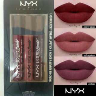 NYX Liquid Suede Lip Cream Set แท้