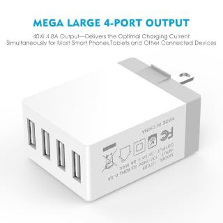 40W Quick Charger 3.0 USB สำหรับ iPhone Huawei แท็บเล็ต QC 4.0 Fast Wall Charger US ปลั๊กอะแดปเตอร์