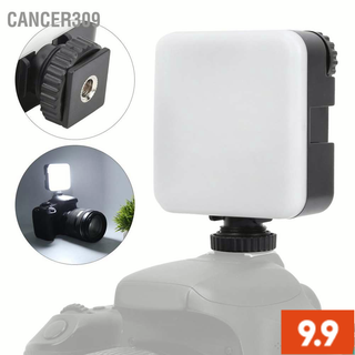 Cancer309 KM‑72B RGB Adjustable LED Video Lamp Cold Shoe Mouth Photography Fill Light Black