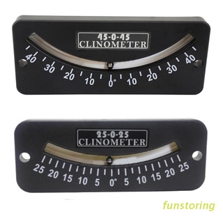 Fun เครื่องวัดระดับมุมเอียง 25-0-25 Clinometer 45-0-45