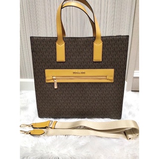 กระเป๋า Michael Kors Kenly 35T0GY9T3B Large NS Tote In Marigo