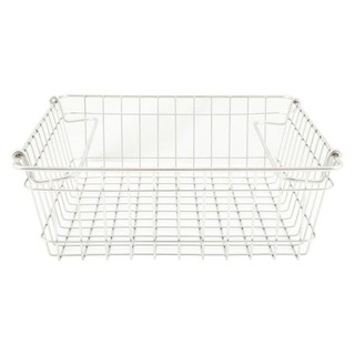 ตะกร้าสเตนเลส ORGAN 26x26x9 ซม. ซ้อนได้ S KECH ตะกร้าใส่ของในครัว WIRE BASKET KECH ORGAN S 26X26X9CM STAINLESS STEEL