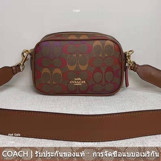 us นำเข้า⭐️ COACH 1308 WOMEN BAG กระเป๋ากล้อง กระเป๋าสะพาย สายหนัง C1308