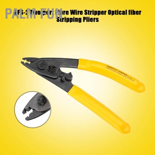 Palm Fun CFS-2 Two Port Optic Optical Fiber Wire Cable Stripper FTTH Stripping Pliers Tool