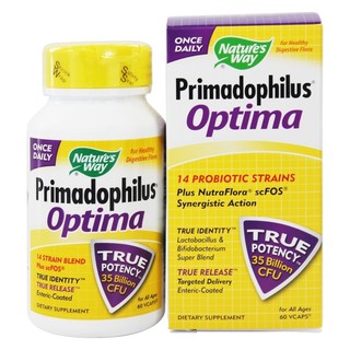 Natures Way, Fortify Optima Probiotic, For All Ages, 35 Billion CFU, 60 Vegetarian Capsules