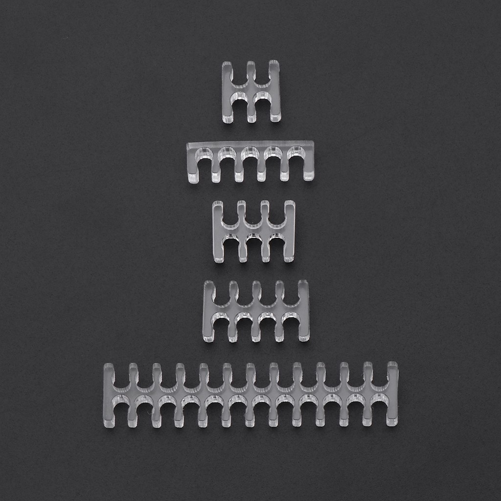 Transparent Acrylic Cable Comb Clear Dresser For 2 mm Cables 456824 Pin ...
