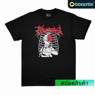 เสื้อยืด พิมพ์ลาย   Todoroki Shoto Bokuno Hero Academia สําหรับผู้ชาย