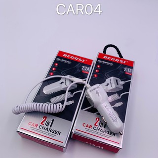 RERSI CAR-04 Car Charger Adapter 2.1A Fast Car Charger สายชาร์จกล้องหน้ารถ(MIRCO)