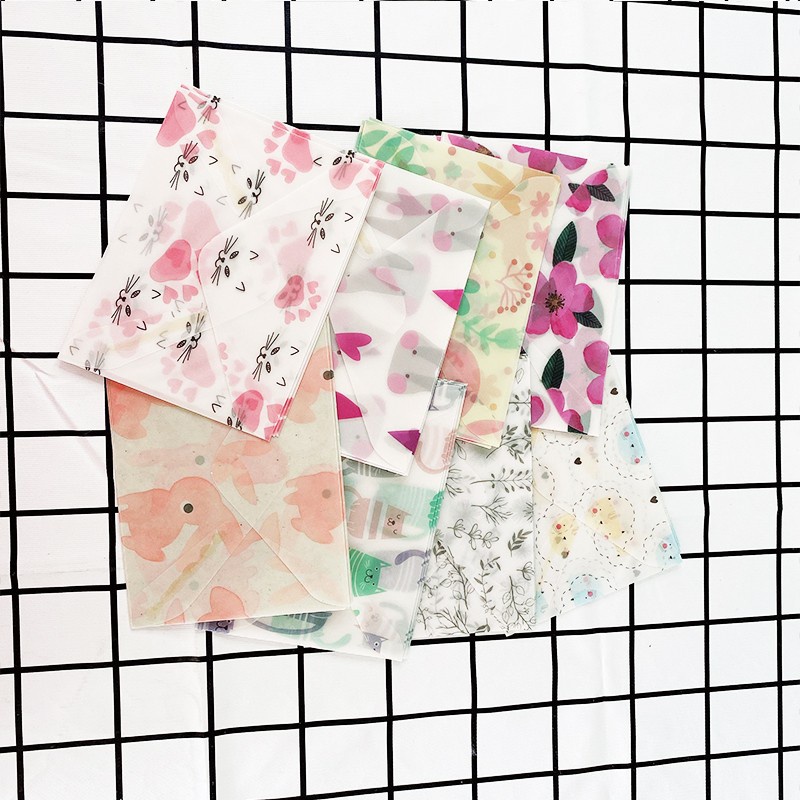 3 ชิ้น/แพ็คน่ารักดอกไม้ที่สวยงามซองจดหมาย Letterhead Cherry Roses Letter กระดาษ Elegant ดอกไม้ซองเครื่องเขียน