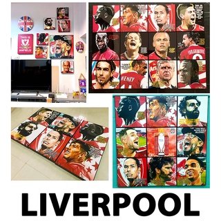 กรอบรูป Pop Art ติดผนังตกแต่ง "Liverpool ลิเวอร์พูล"