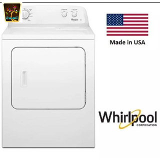 เครื่องอบผ้า หยอดเหรียญ WHIRLPOOL เครื่องอบผ้า รุ่น 3LWED4705FW สีขาว 10.5 กก. ตั้งหยอด 10บาท 10นาที  หยอดได้ต่อเนื่อง