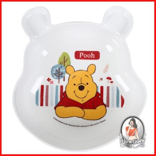 อุปกรณ์ใส่อาหาร อุปกรณ์บนโต๊ะอาหาร ชามเมลามีน FLOWERWARE POOH WOODLAND 
 ผลิตจากวัสดุเมลามีนแท้ 100%
 ทนความร้อนได้สุงสุ