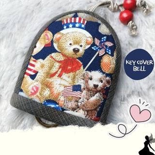 ที่เก็บกุญแจ (key cover handmade) ผ้าคอตต้อน USA