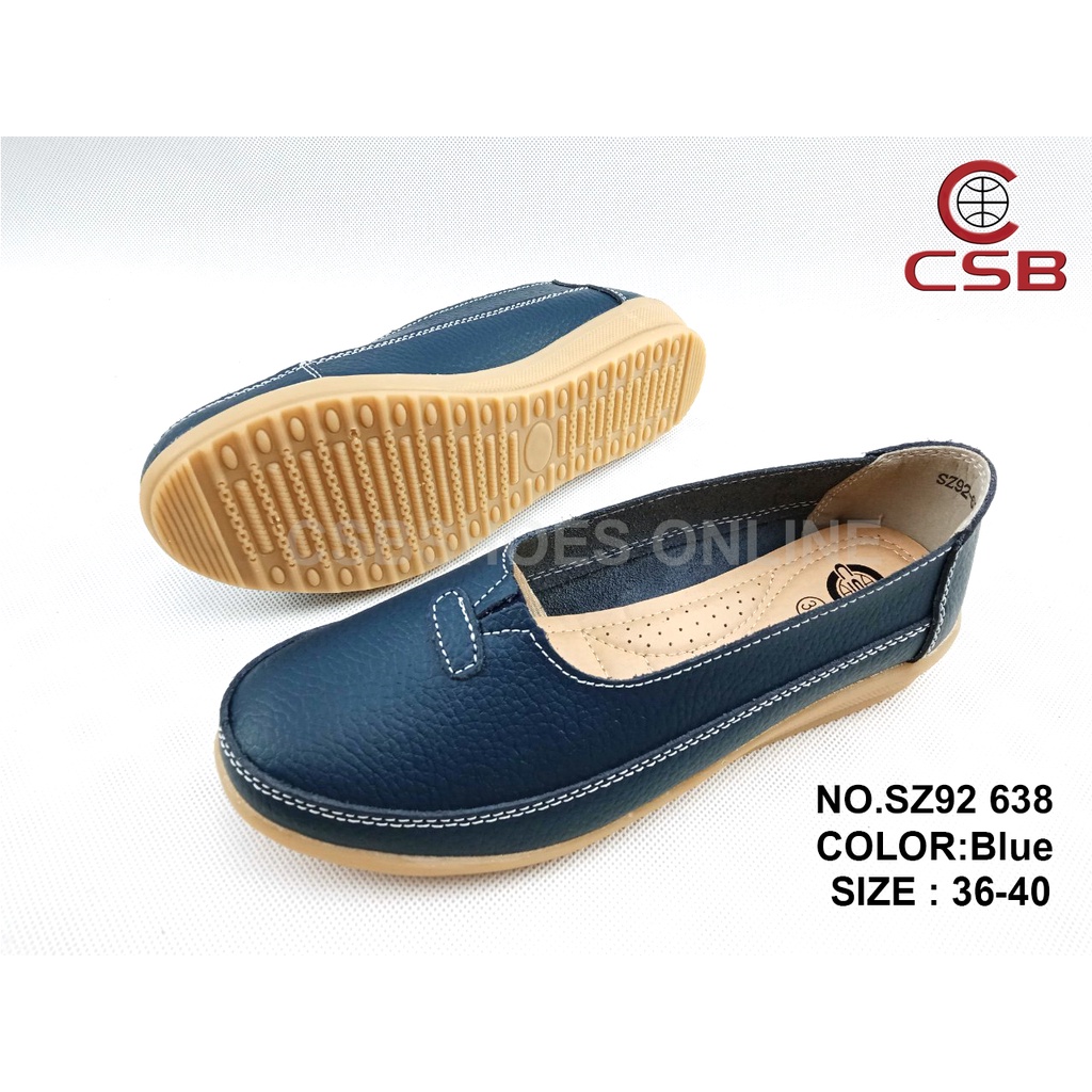 CSB รองเท้าหนังวัว SZ92-638 แฟชั่นผู้หญิง คัดชูทำงาน
