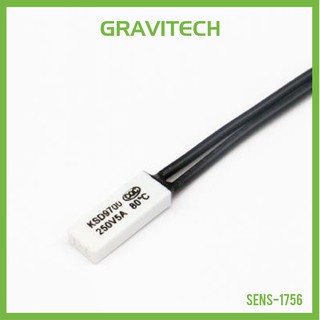 [Gravitechthai]KSD-9700 thermal protector 250V 5A 80C