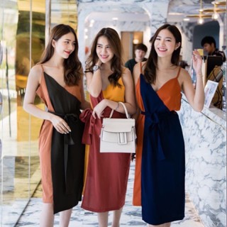 Basicsbysita เดรสทูโทน สี Coral